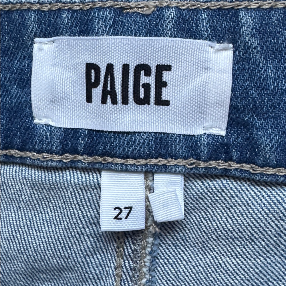 Anthropology | PAIGE Sasha Embellished High-Rise Wide-Leg Jeans | 27 - Picture 9 of 17